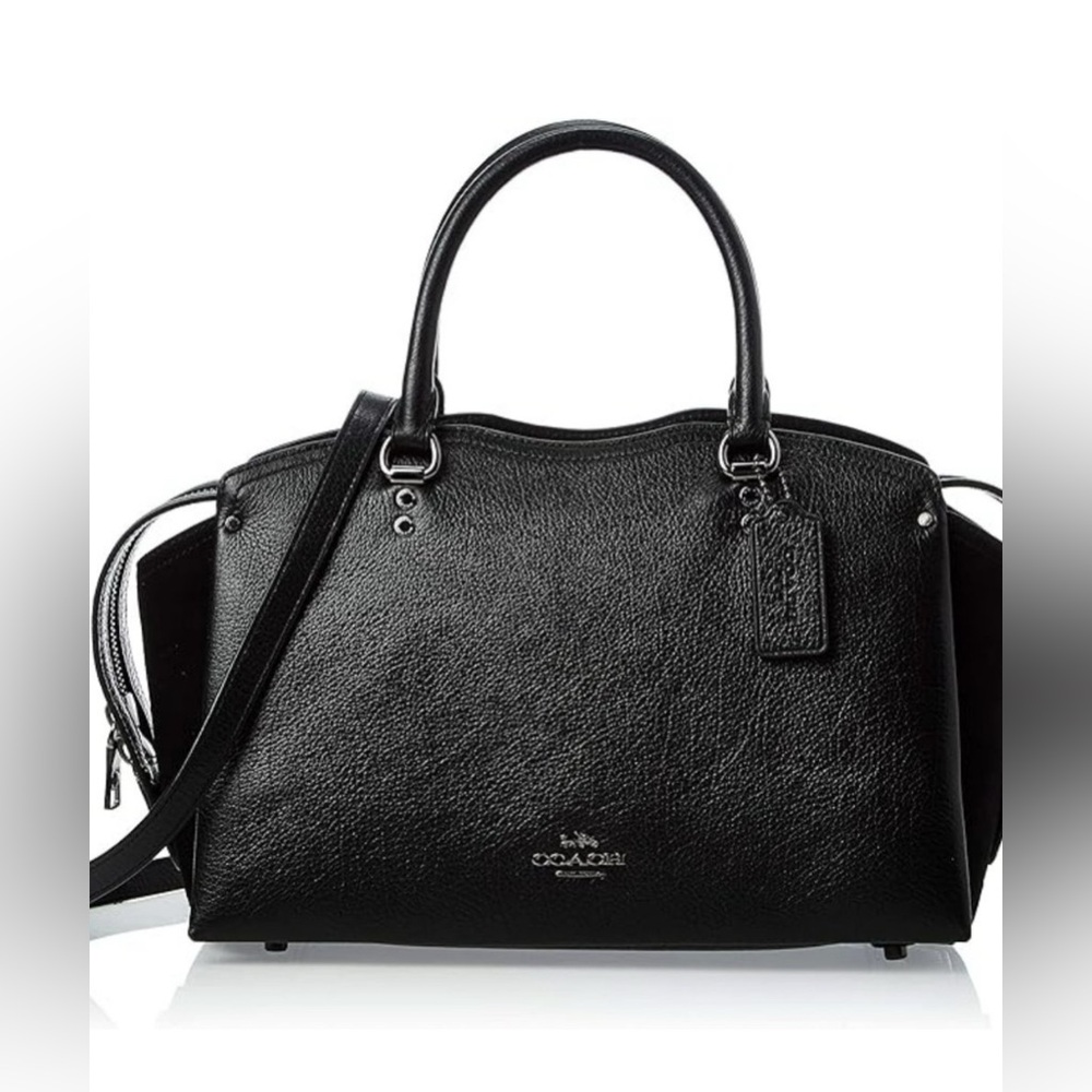 Coach Leather and Suede Satchel